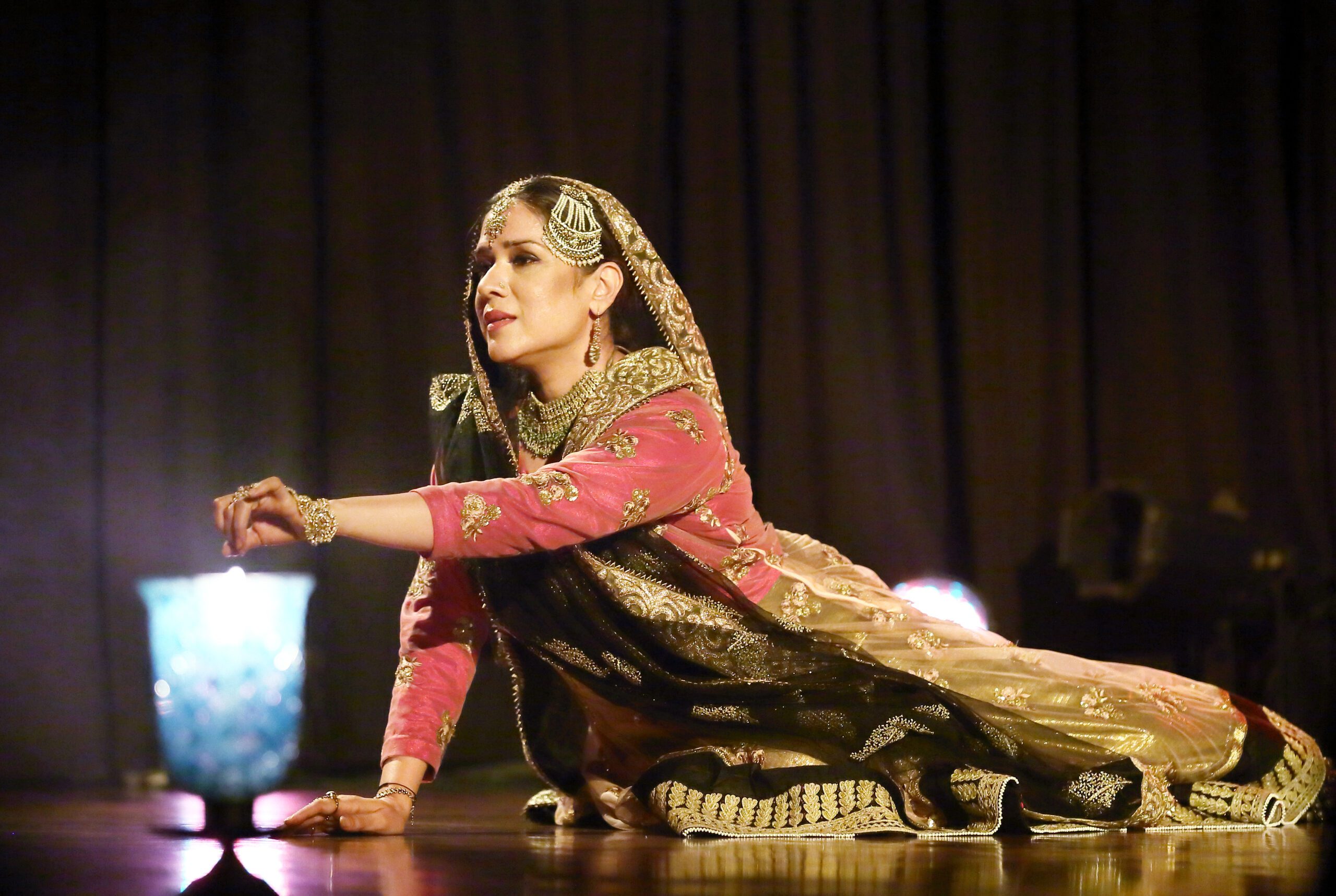Portrait of Manjari Chaturvedi a Sufi Kathak Indian dancer