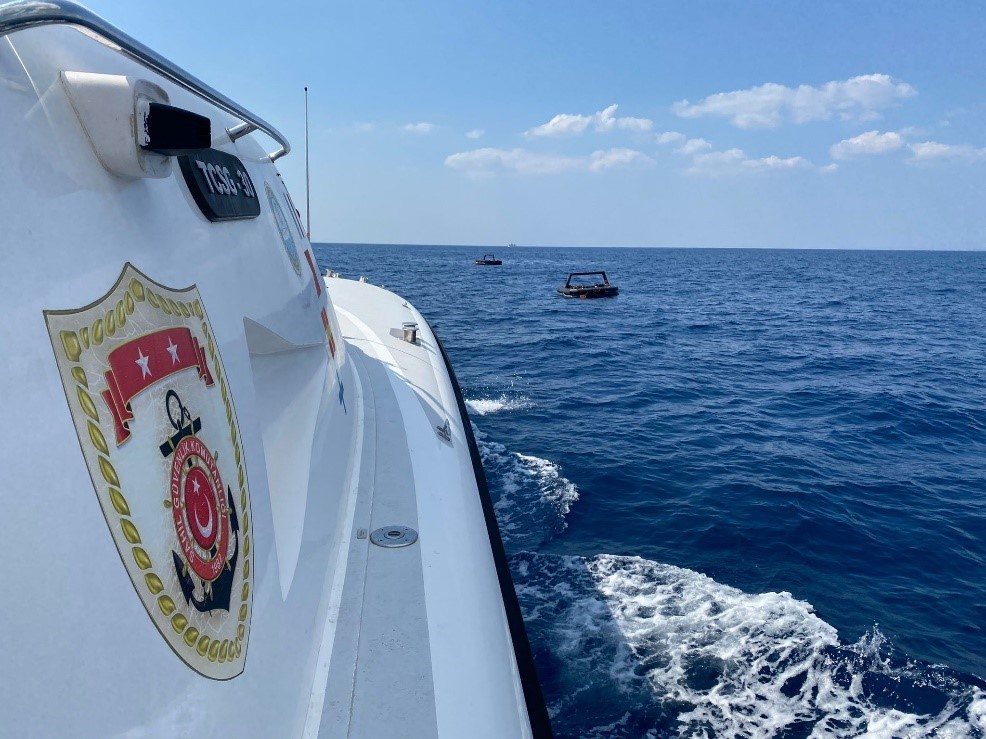 Turkish Coast Guard regularly reports of rescue operations it claims follows Greek pushbacks in the Aegean (Turkish Coast Guard Command)