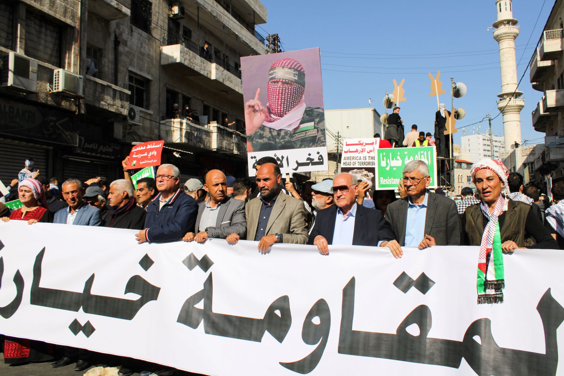 On Nov. 24, Jordanians rallied in downtown Amman in support of Hamas and other armed groups in Gaza