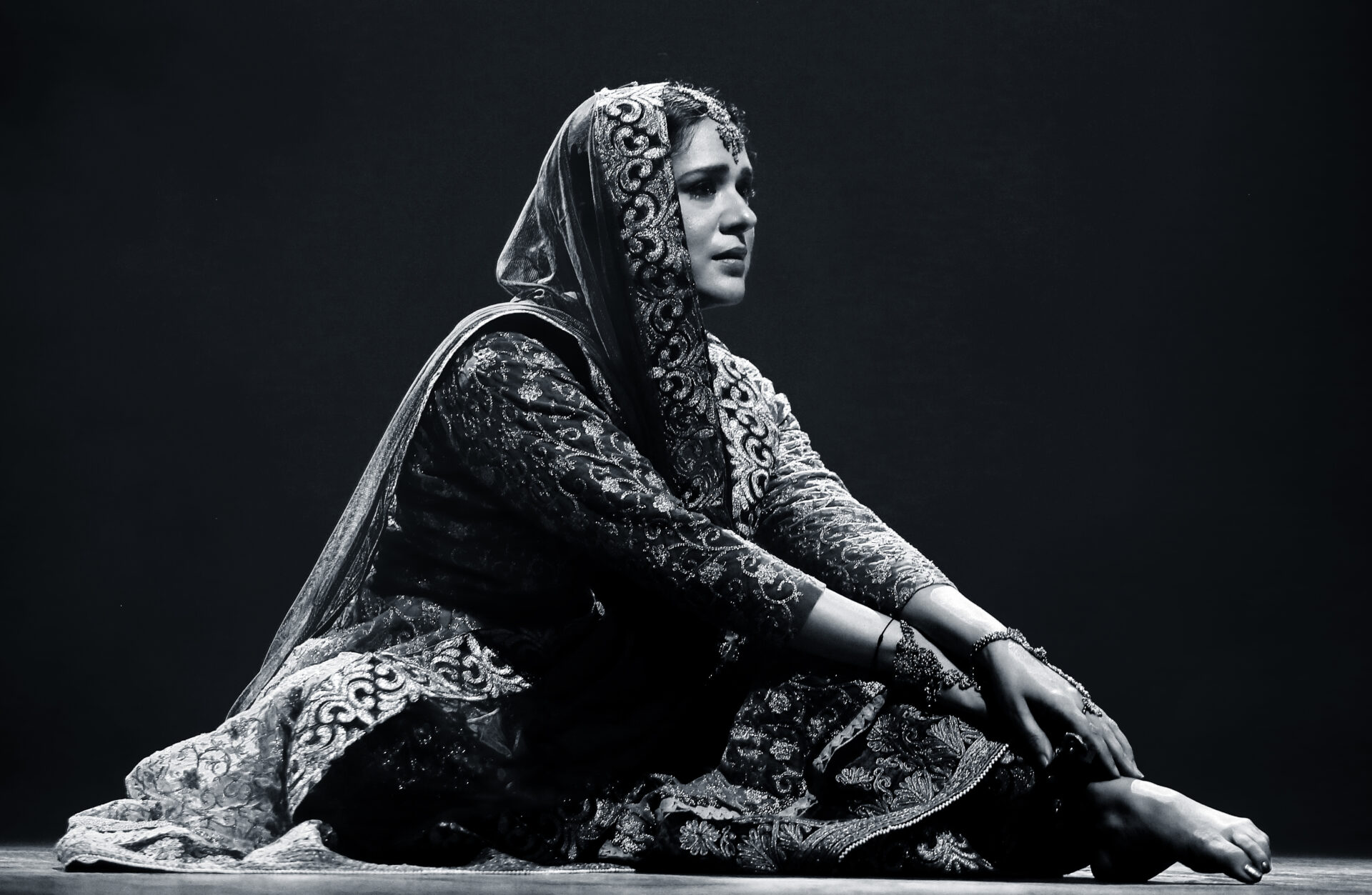Portrait of Manjari Chaturvedi a Sufi Kathak Indian dancer