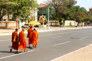 monks, Buddhism, Cambodia