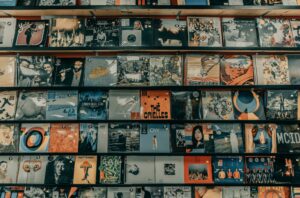 records, music, music shop