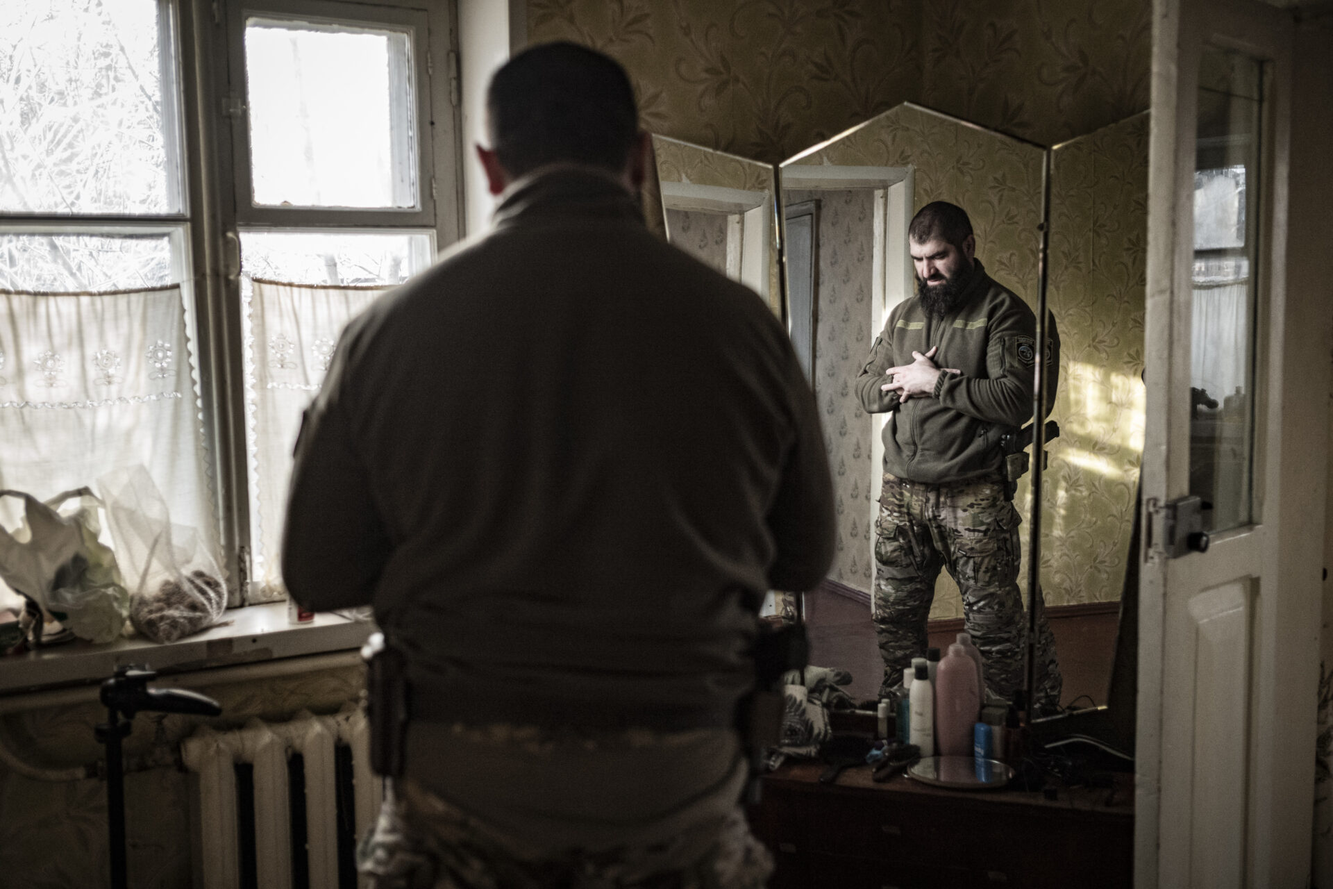 Aslan Mohammed Ocherkhadzhiev admits Ukrainian forces have hit setbacks in recent months (Nicolas Cleuet)