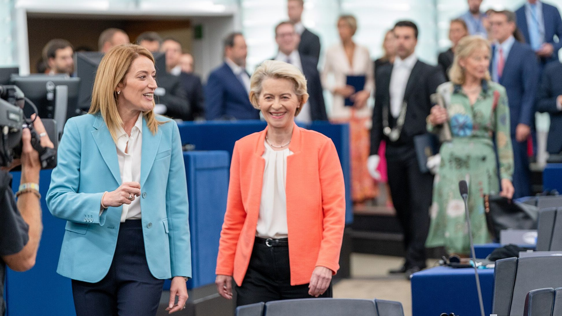 In the annual State of the European Union debate, MEPs quizzed President von der Leyen on the Commission’s work in the past and its plans until the June 2024 elections (European Parliament via Wikimedia Commons)