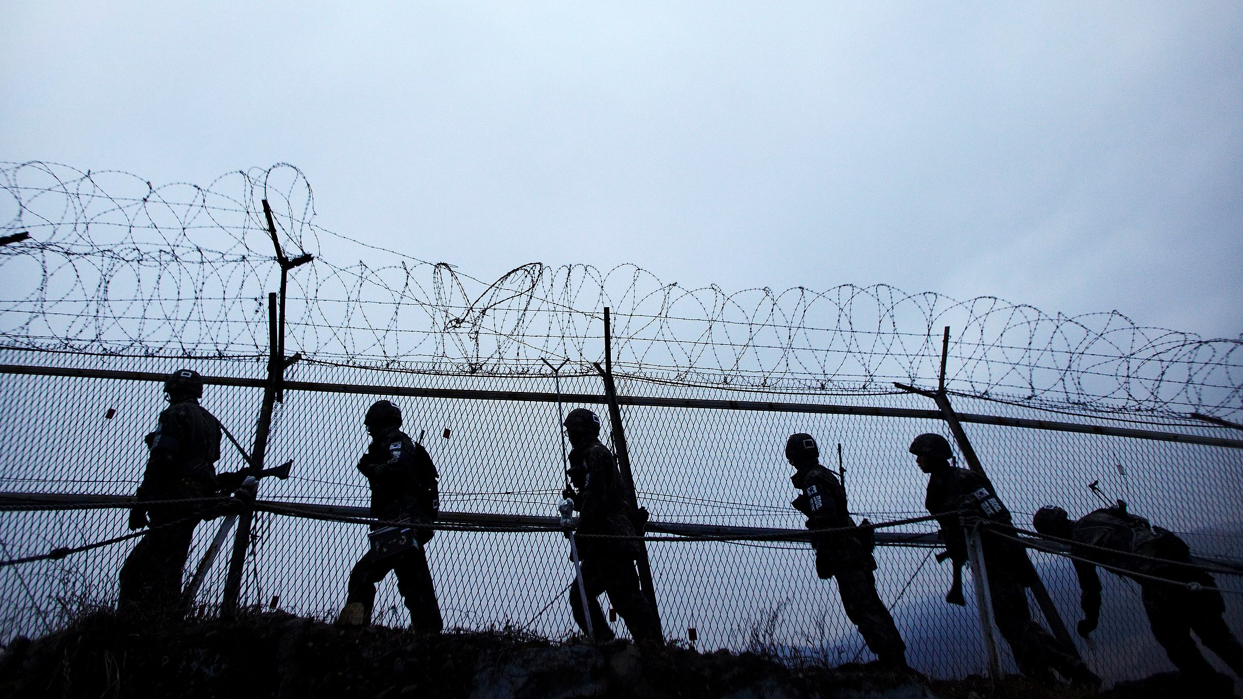 South Korean troops patrol along the border with North Korea (Republic of Korea Armed Forces/Wikimedia Commons)