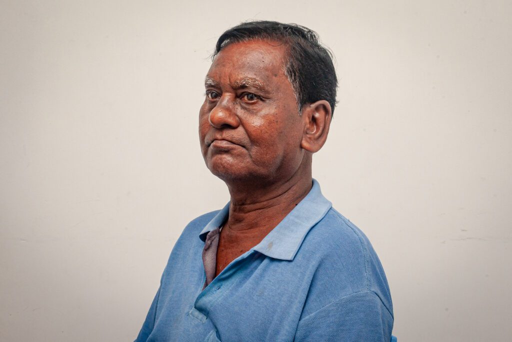 Chatua Das says his wife gave birth to five children, none of whom survived (Yousuf Sarfaraz)