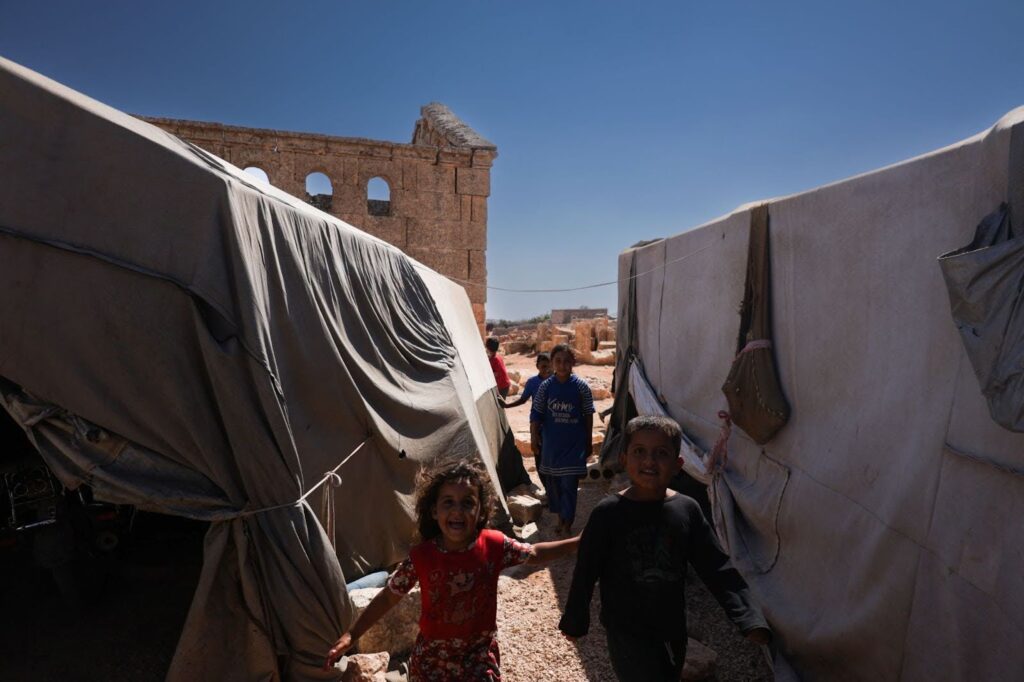 Displaced Syrains in the Idlib region worry that the area has less access to aid and support than before (Cian Ward)