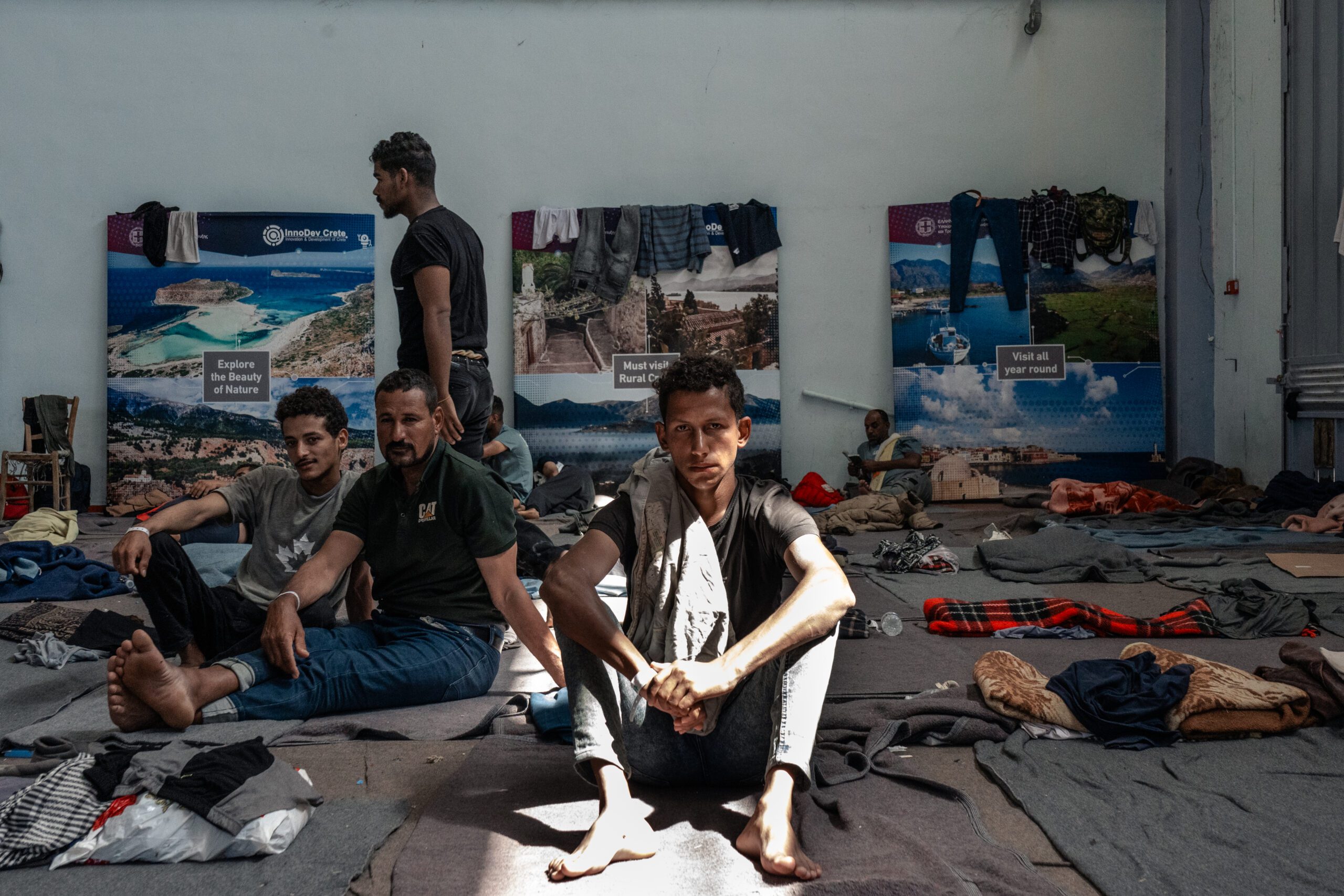 A growing number of refugees and migrants are taking a dangerous route from Libya to Greece