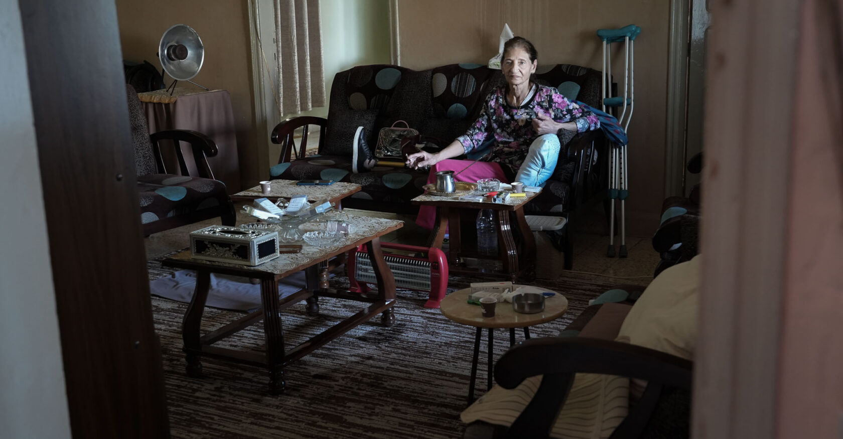 Tens of thousands of people remain displaced from a nearly 20-kilometer wide (around 12.4 mile) strip of land (Lina Malers)
