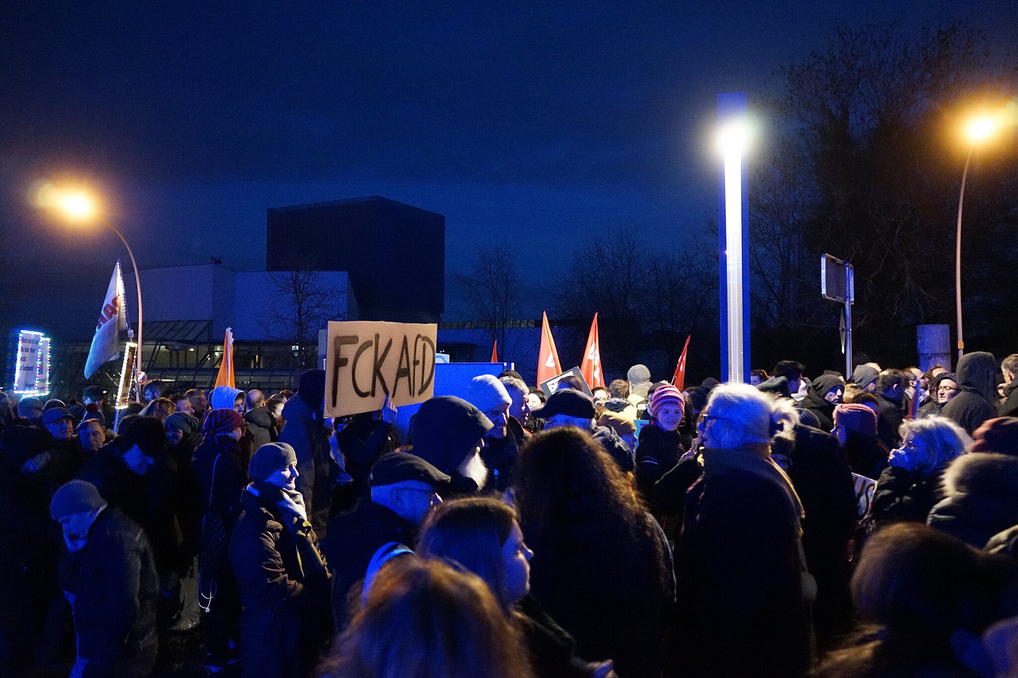 A demonstration against the German far-right Alternative for Deutschland party in 2020 (PantheraLeo1259531 via Wikimedia Commons)