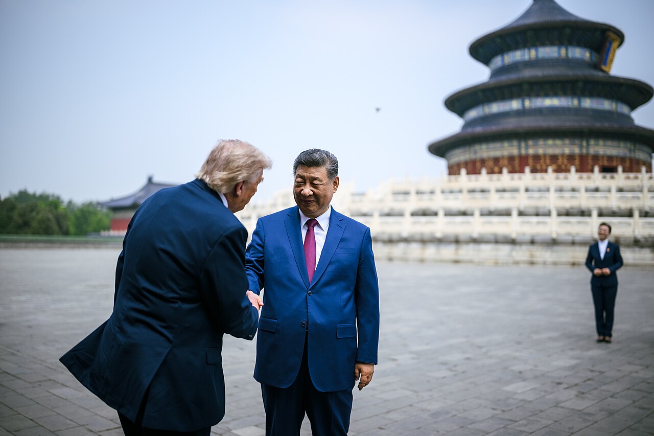 US President Donald Trump met Chinese leader Xi Jinping in Beijing in May 2026 (Daniel Torok/White House/Wikimedia Commons)