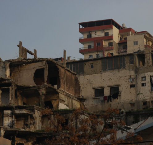 In Northern Lebanon, Separated by a Street Called Syria