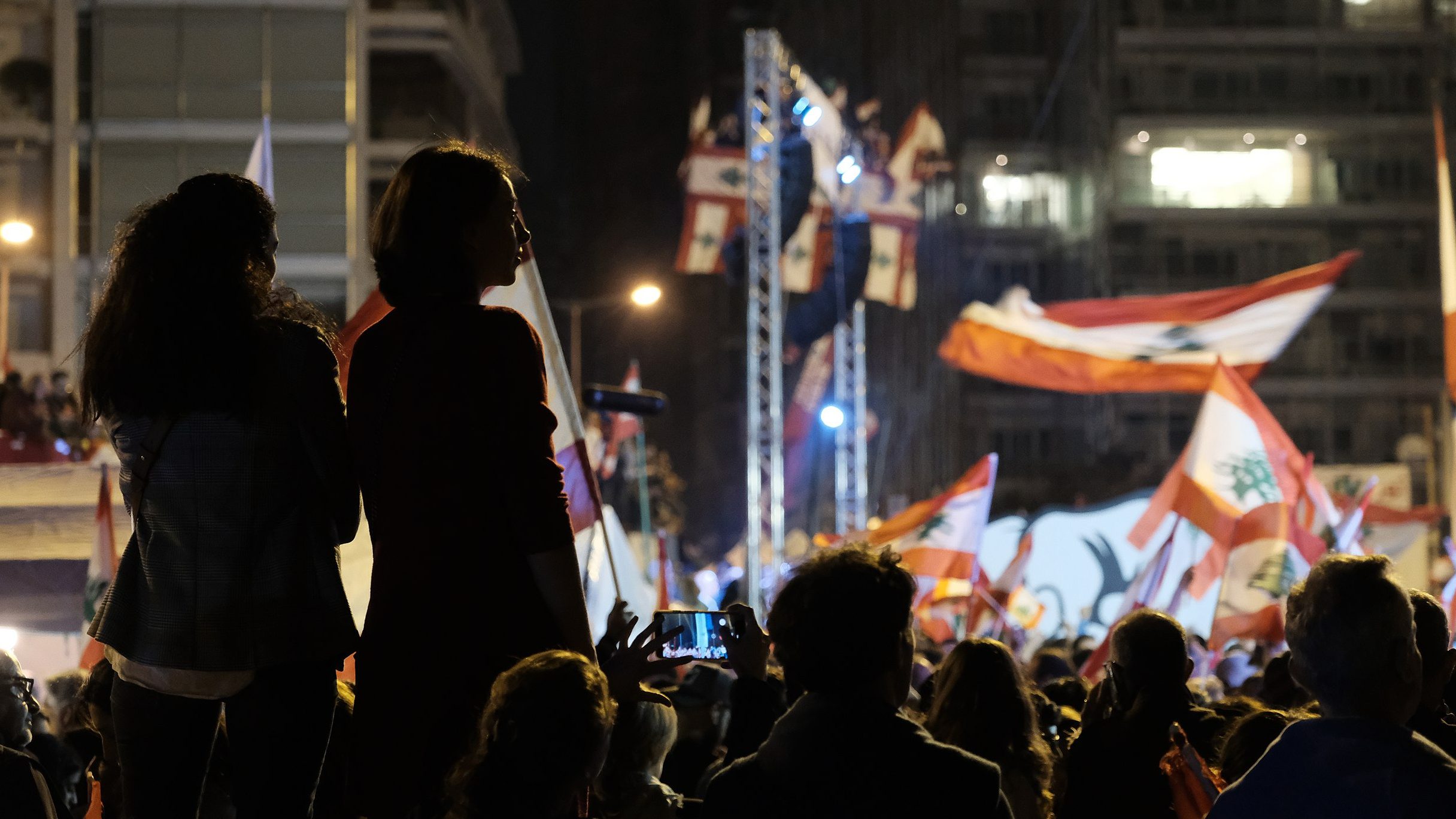In 2019, Lebanese people protested across the country against corruption and economic crisis (Nadim Kobeissi/Wikimedia Commons/CC 2.0)