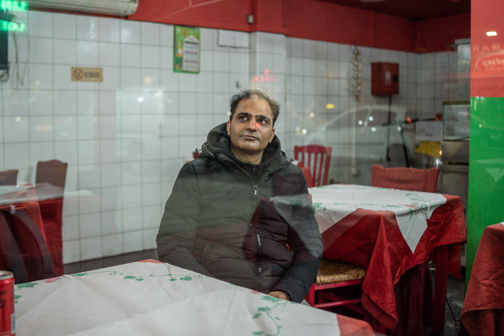 After enduring a far-right attack in October, Mohammad Aslam says he has reconsidered his future in Greece (Nick Paleologos)