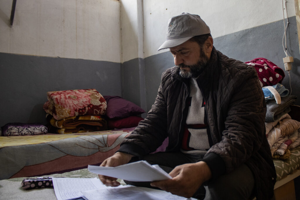 Samir said the surge of refugees has overwhelmed humanitarian workers (Hanna Davis)