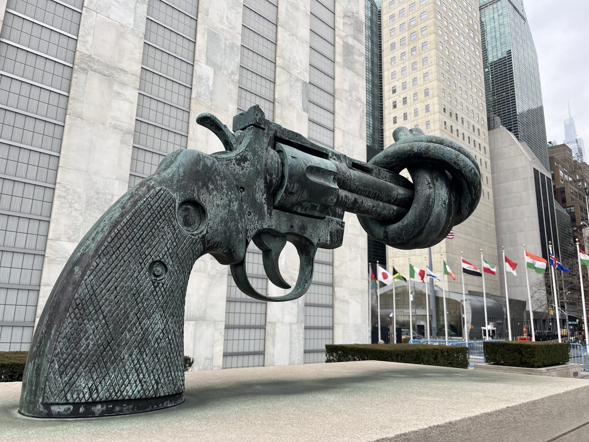 UN Nonviolence statue by Jon Letman (2)
