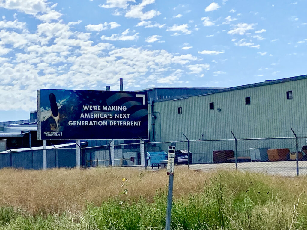 Northrop Grumman's final assembly plant for the new intercontinental ballistic missile in Corinne, Utah (Taylor Barnes/Inkstick)