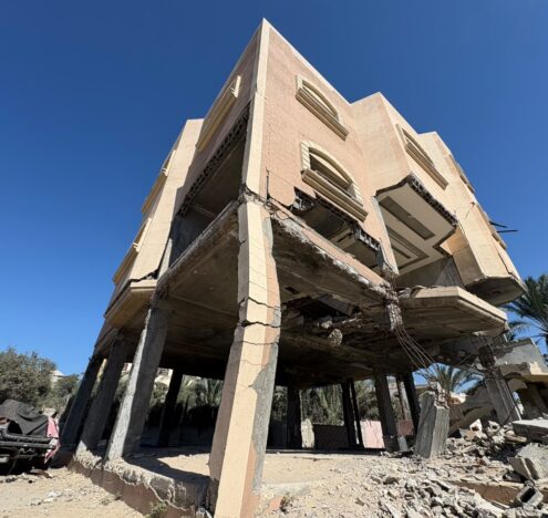 Families in Gaza Sleep in Buildings They Know Could Collapse