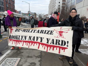 After months of protests, a drone manufacturer lost its lease at the Brooklyn Navy Yard. But can activists permanently demilitarize one of New York’s most storied industrial sites? How to demilitarize a shipyard.