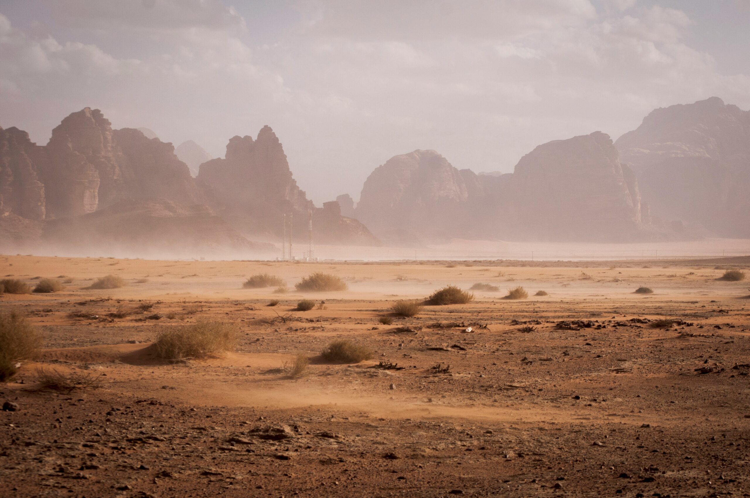 A photo of Wadi Rum, in Jordan's Aqaba region, published in January 2019 (Juli Kosolapova via Unsplash)