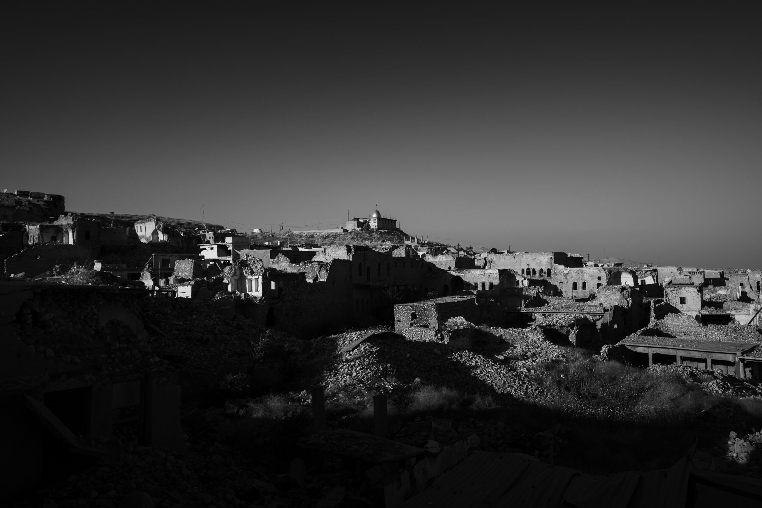 A photo shows the shrine of Sayida Zainab in Sinjar, Iraq, in 2020 (Levi Meir Clancy/Unsplash)