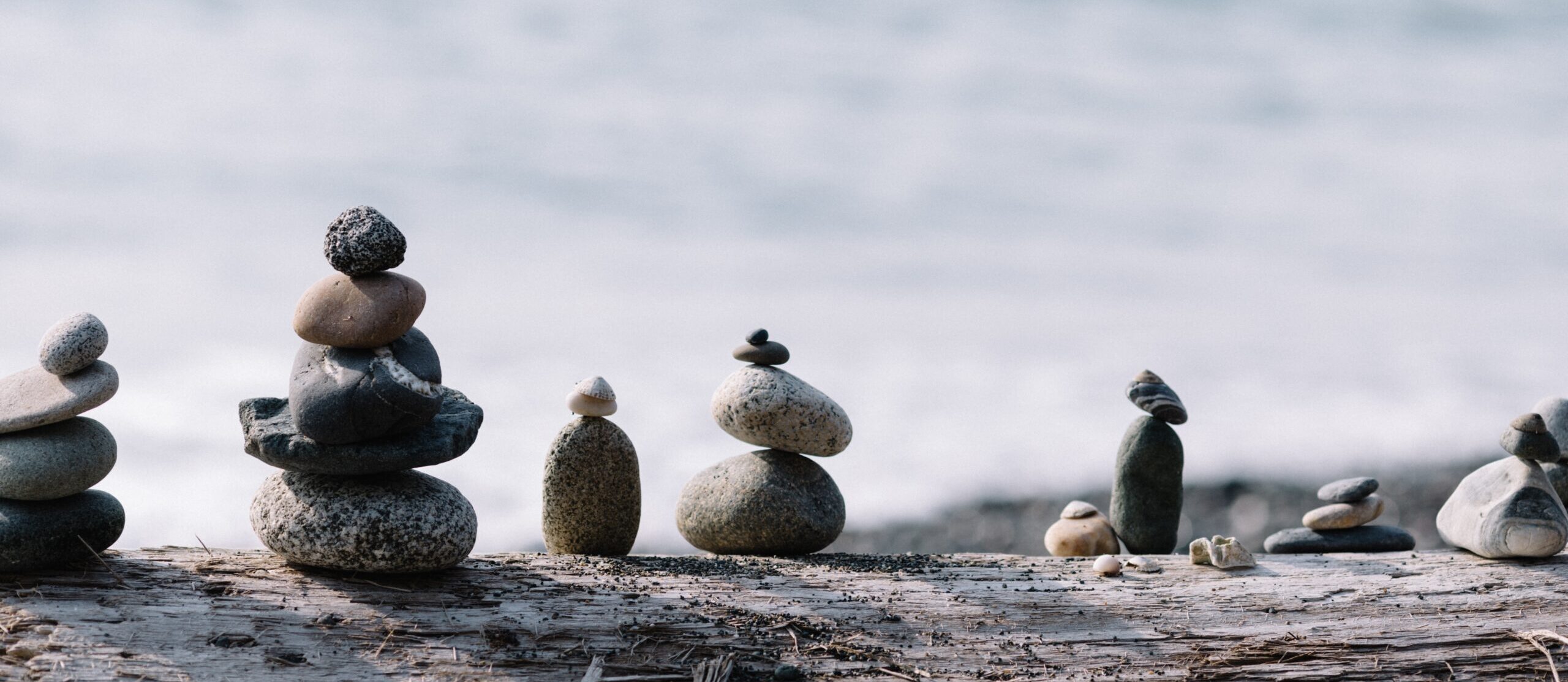 precarious piles of stones