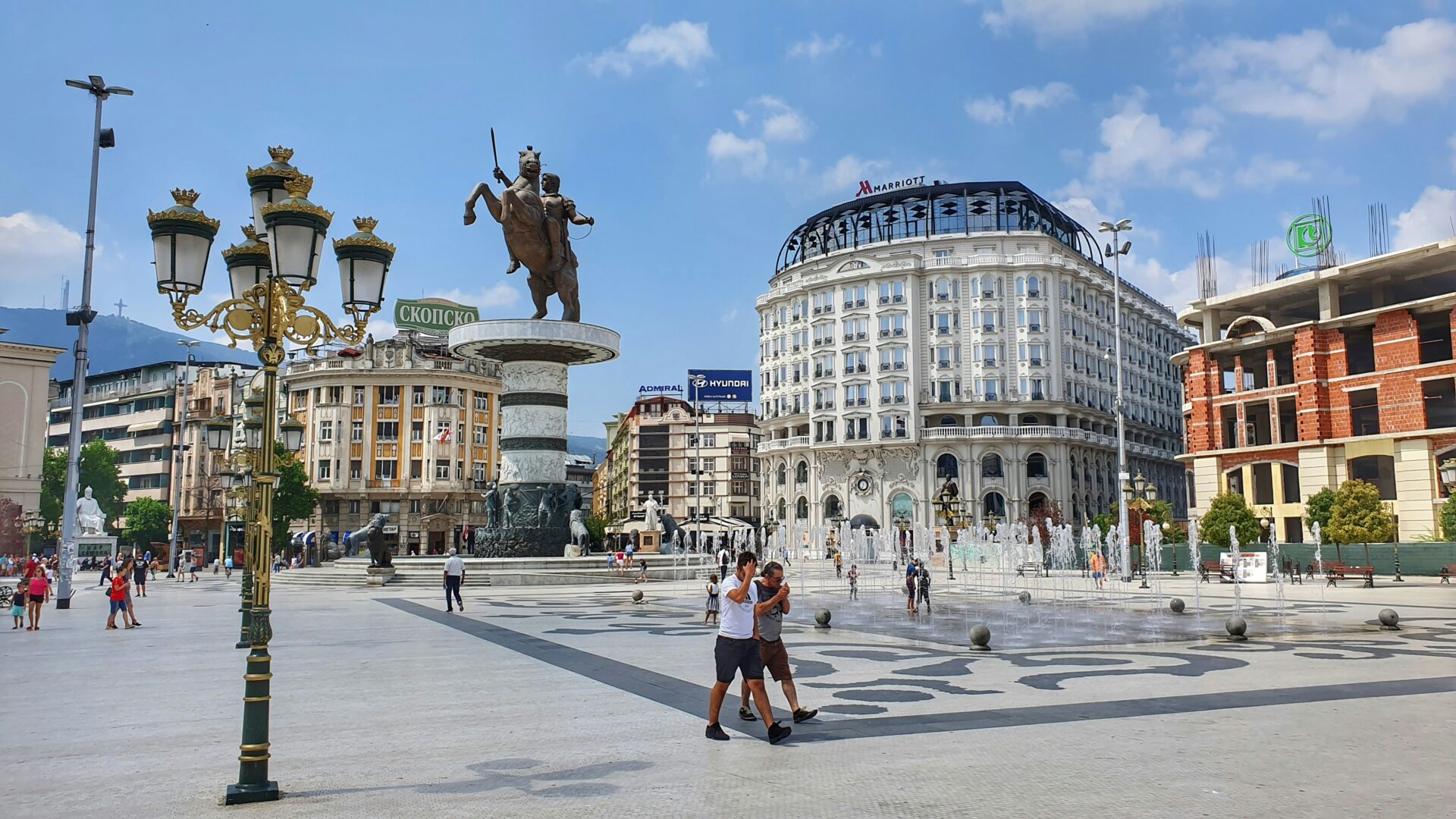 The then Macedonian government erected statues and other architectural projects to distance the country from its communist past (Pavol Svantner via Unsplash)