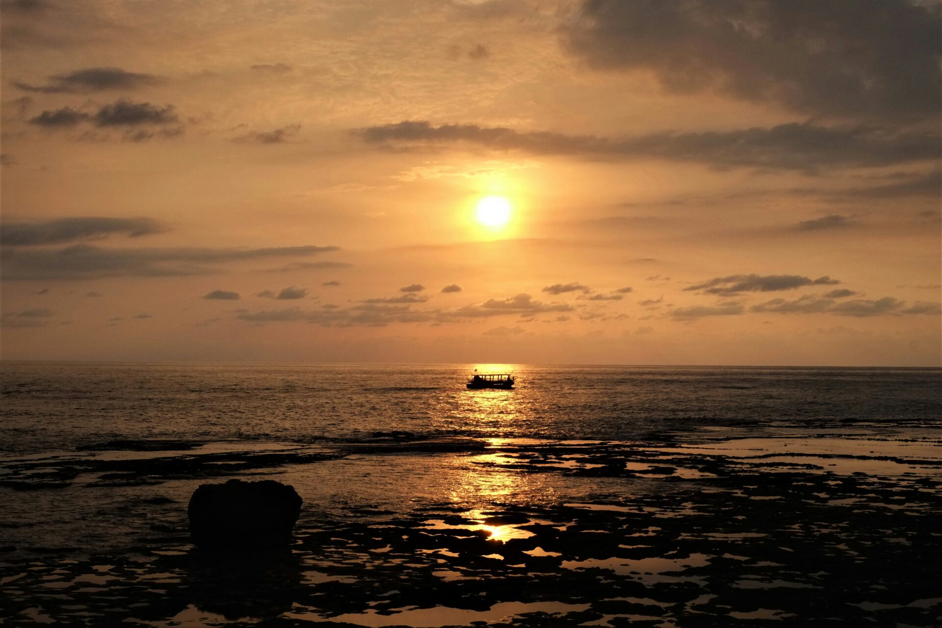 A photo shows the Mediterranean Sea from Lebanon's coast in Byblos (Rashid Khreiss via Unsplash)