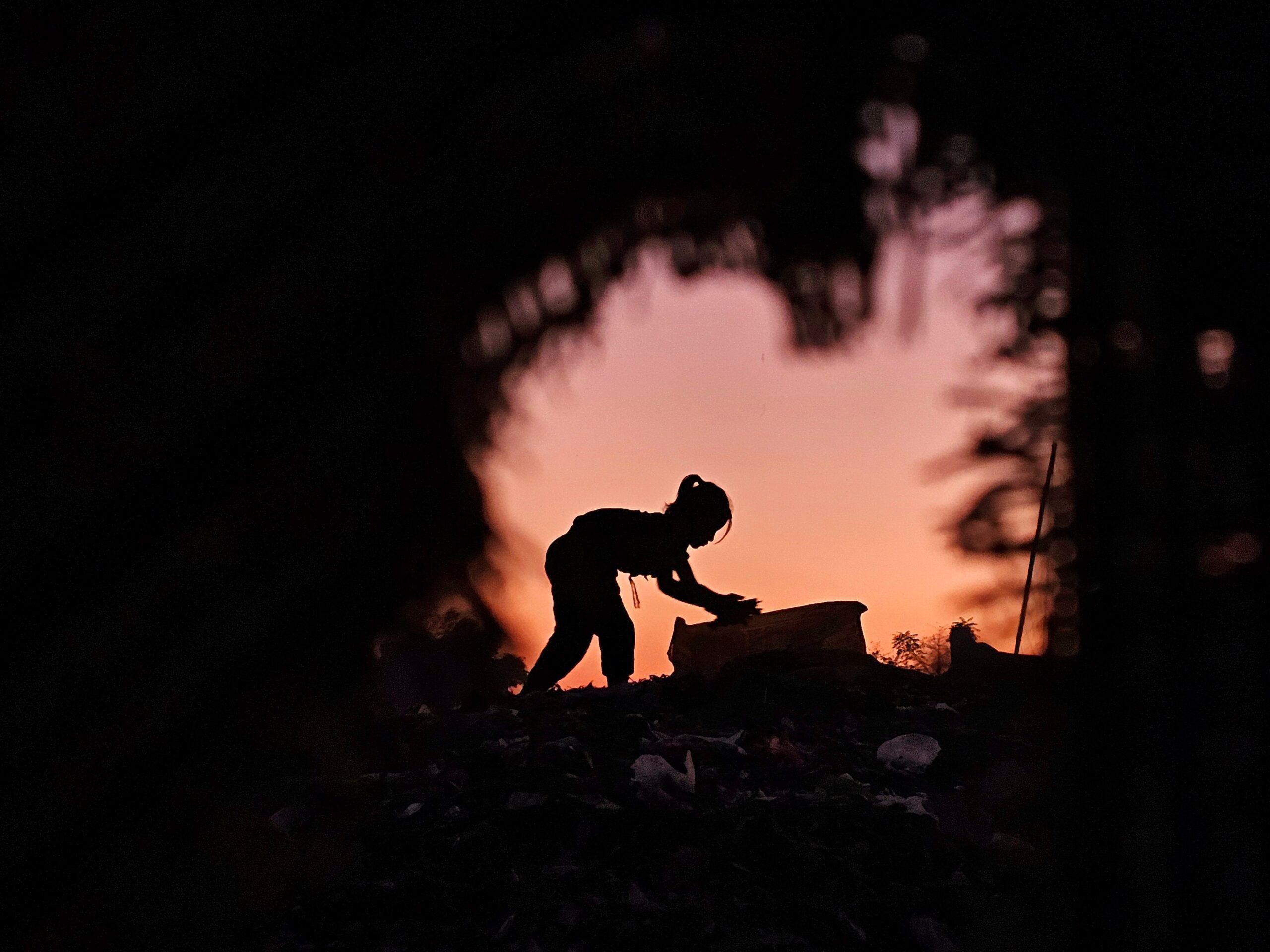 Climate-induced damage to waste manage systems has put children at risk of serious illness (Sahat Zia Hero)