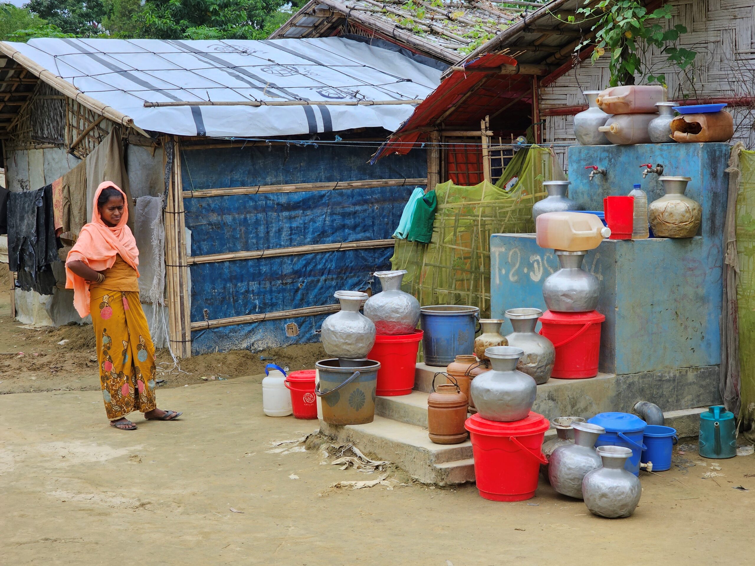 Due to the close quarters and increasingly severe weather, Rohingya refugees say they need better infrastructure in the camps (Sahat Zia Hero)