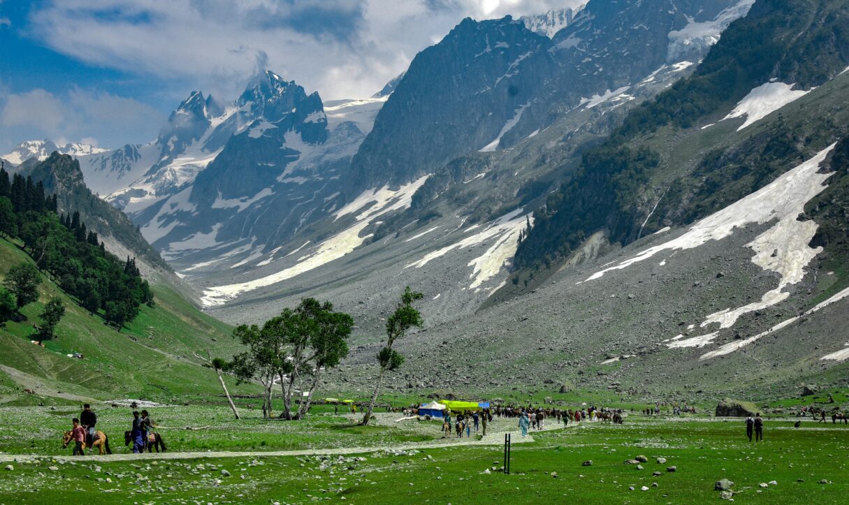 A photo shows the area of Sonamarg in Indian-administered Jammu & Kashmir (Yasser Mi/Unsplash)